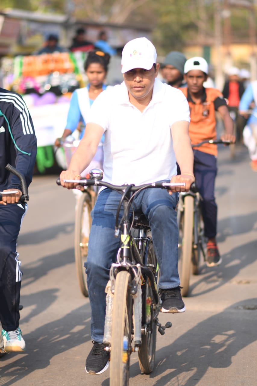 Cycle rally organized in Narayanpur