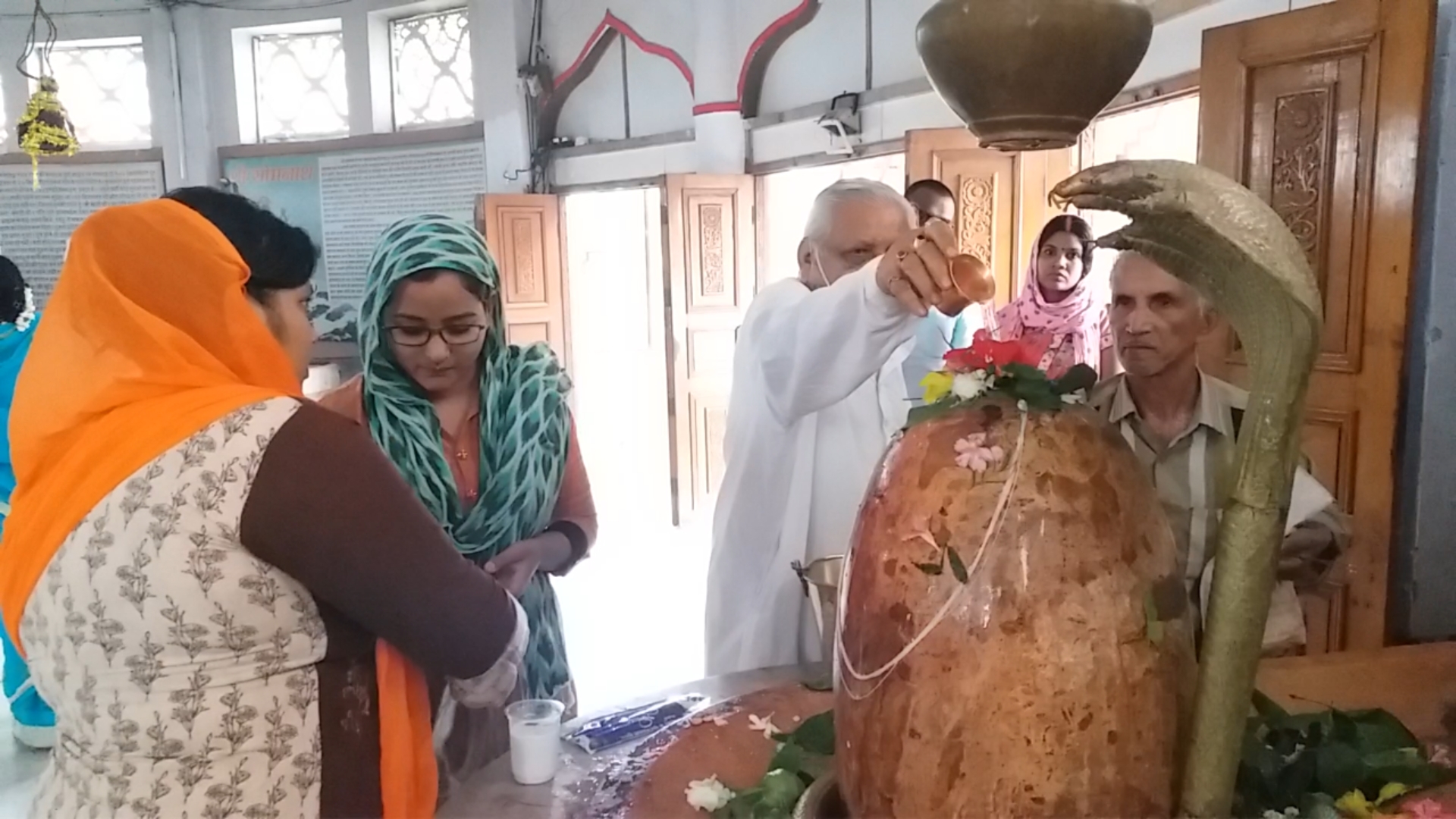 Devotees performed pooja at Maa Patala Bhairavi temple