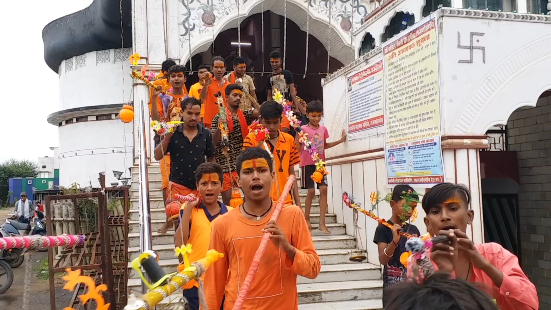 Devotees performed pooja at Maa Patala Bhairavi temple