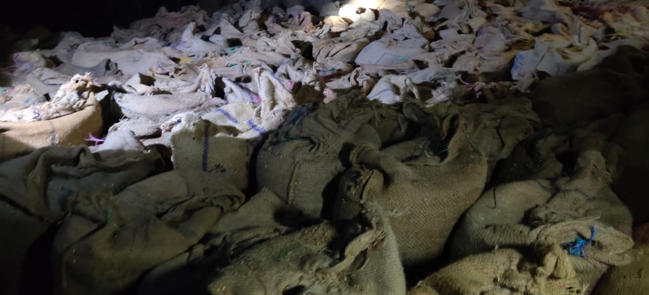 paddy bags seized