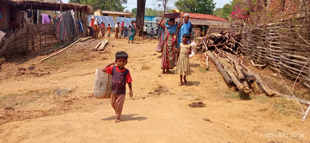 Ration and drug distribution to poor families