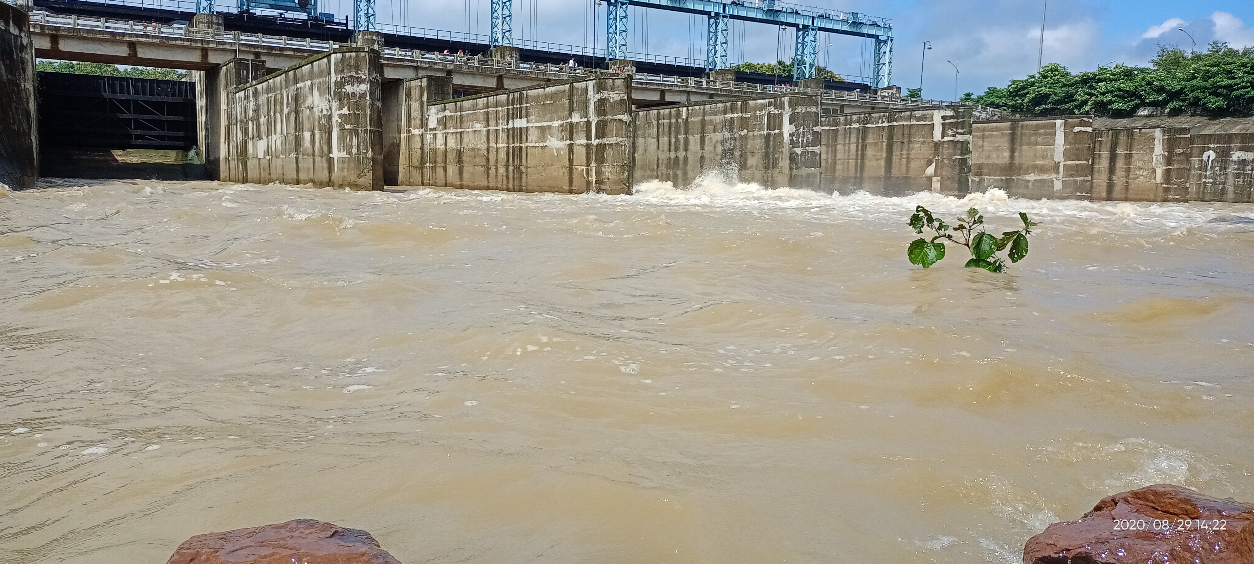 No security arrangements in the sukha barrage of Rajnandgaon