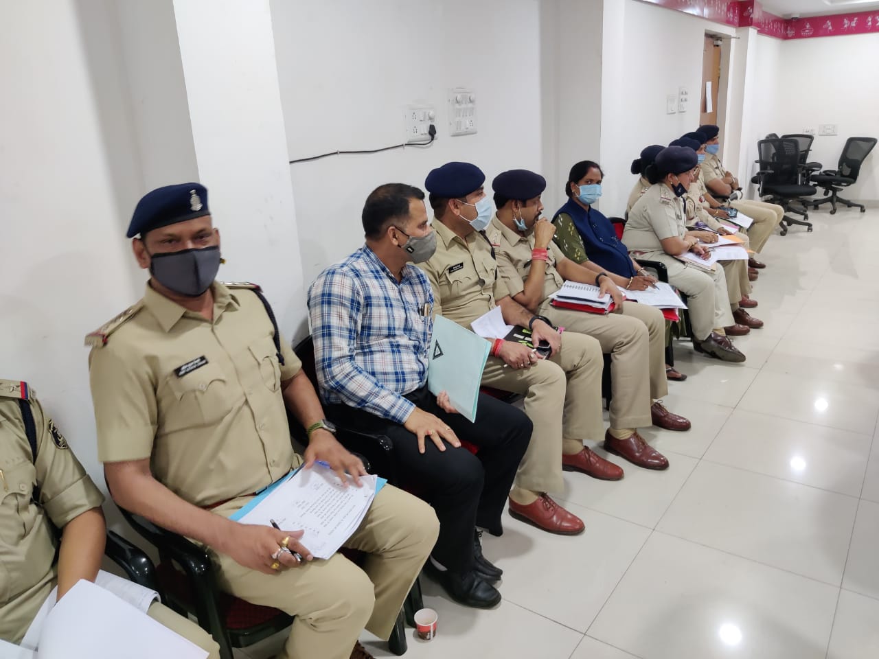 meeting of police department, पुलिस विभाग की बड़ी बैठक