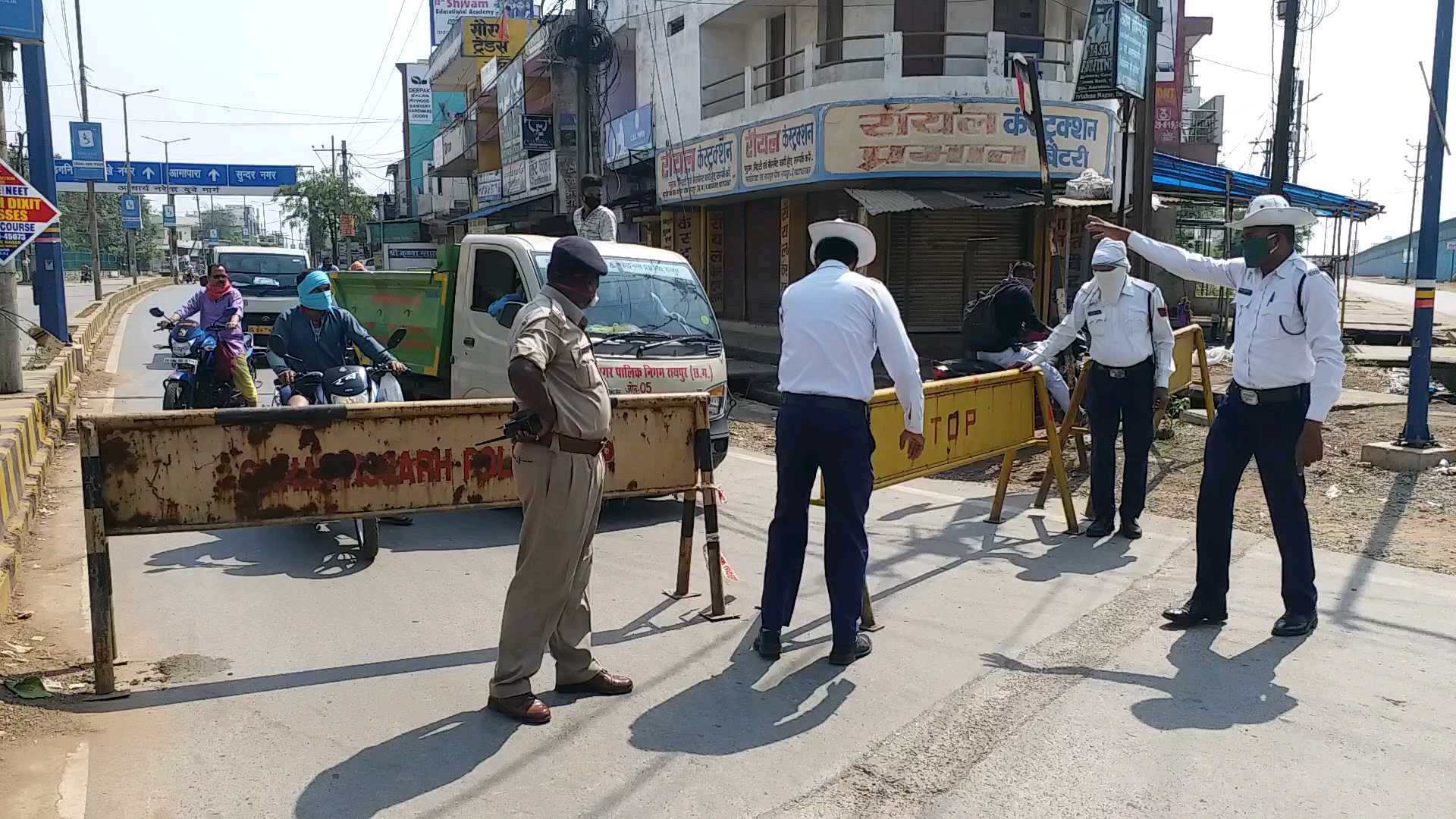 राजधानी में पुलिस हुई सख्त