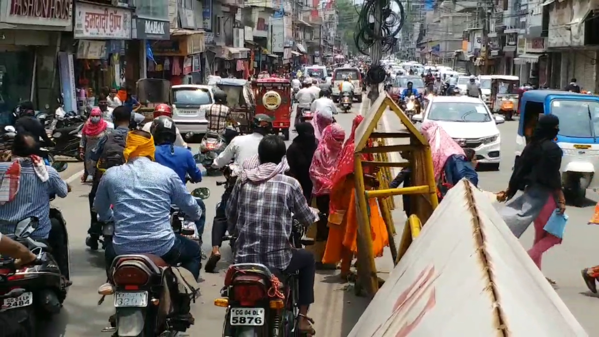 People are getting worried due to traffic problem in Raipur