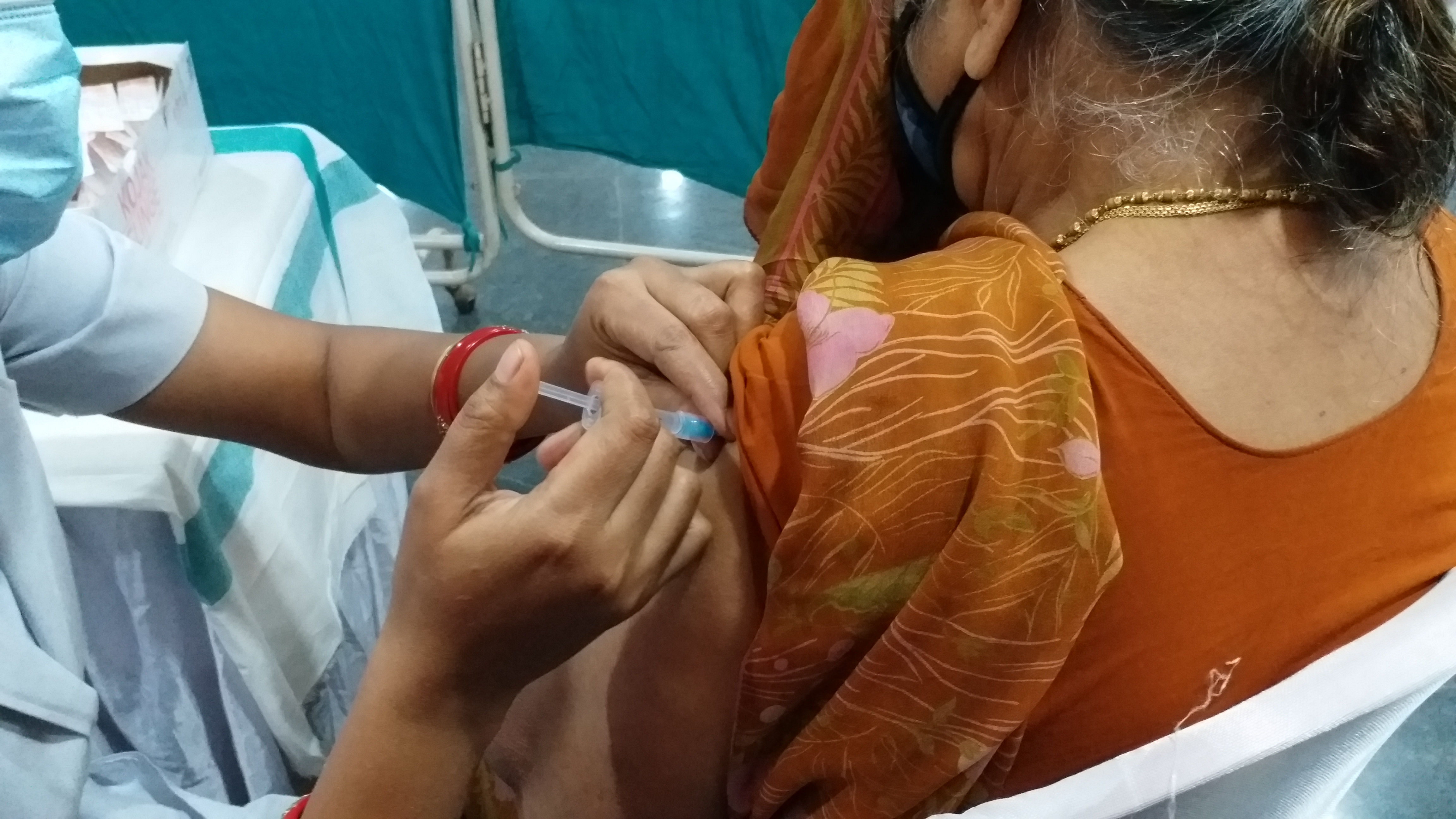 vaccination process slowed in chhattisgarh