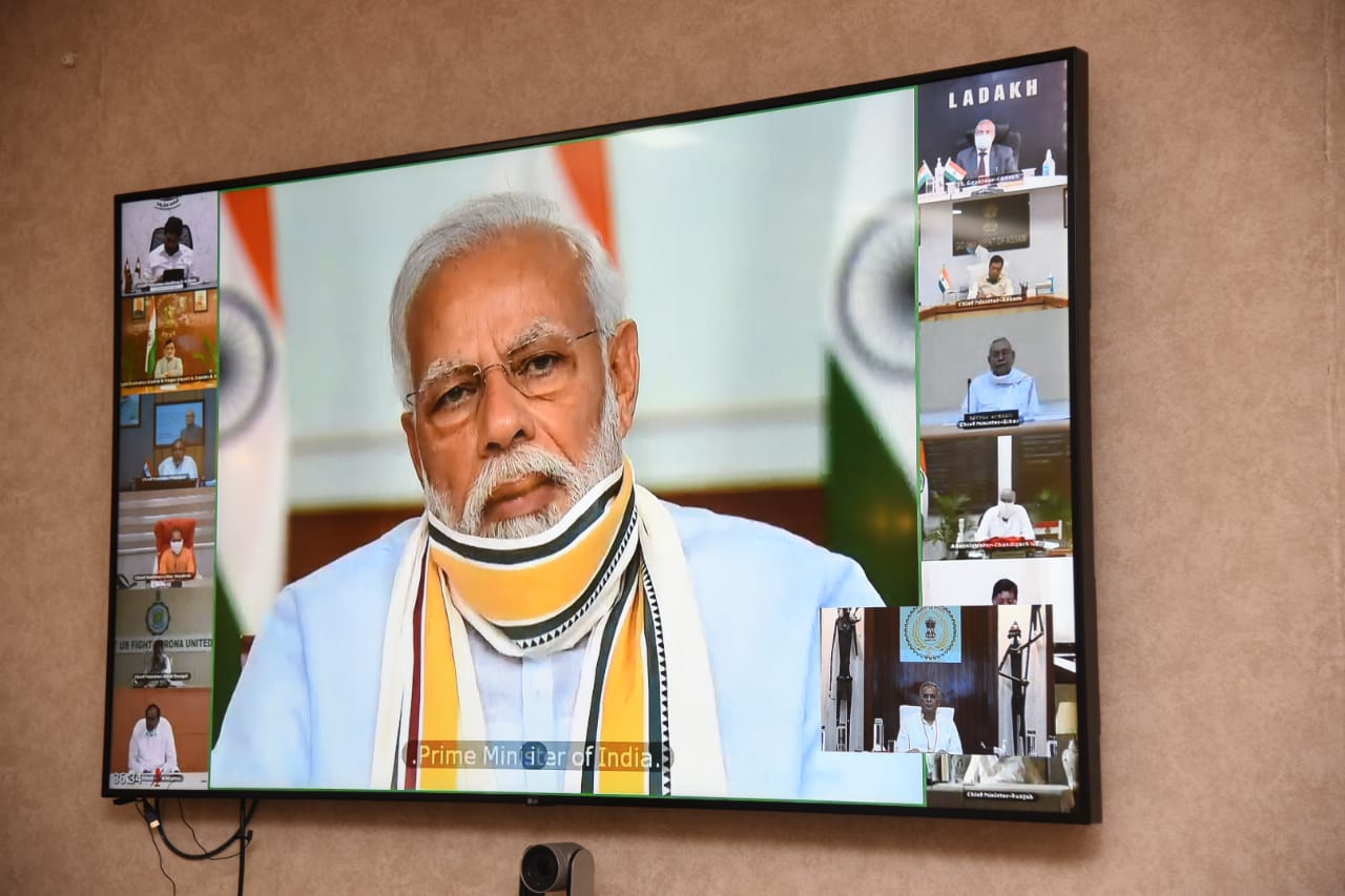 prime minister narendra Modi video conferencing