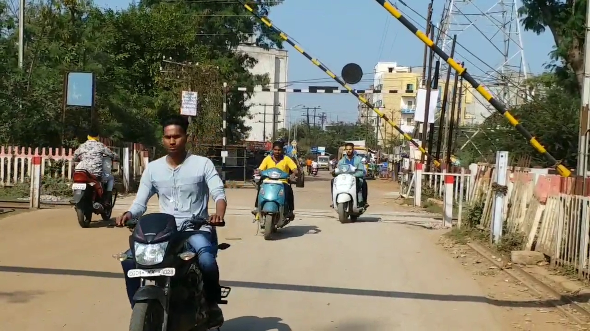 Railway gate closed for 3 days due to railway track repair