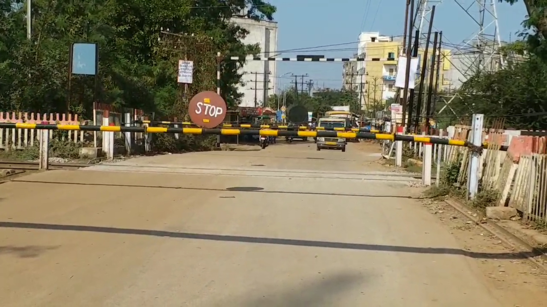 Railway gate closed for 3 days due to railway track repair