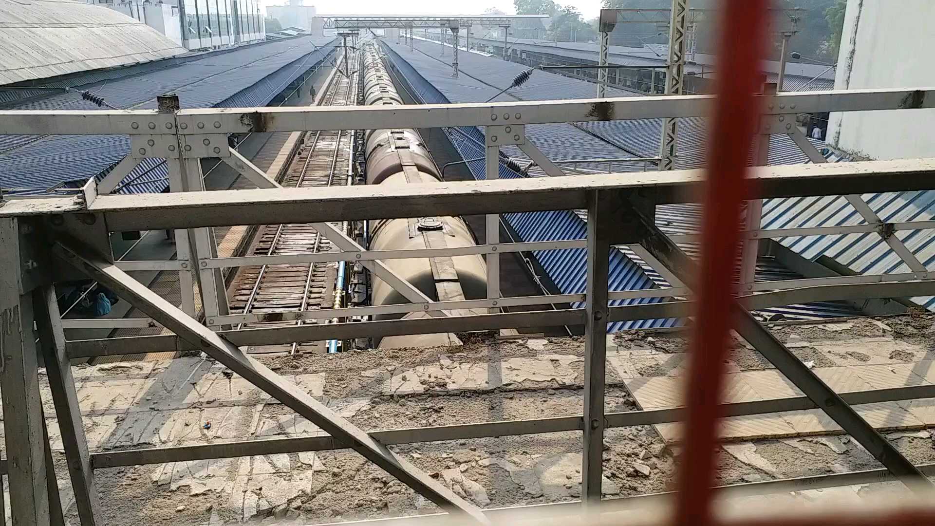 Repair of railway tracks in Raipur