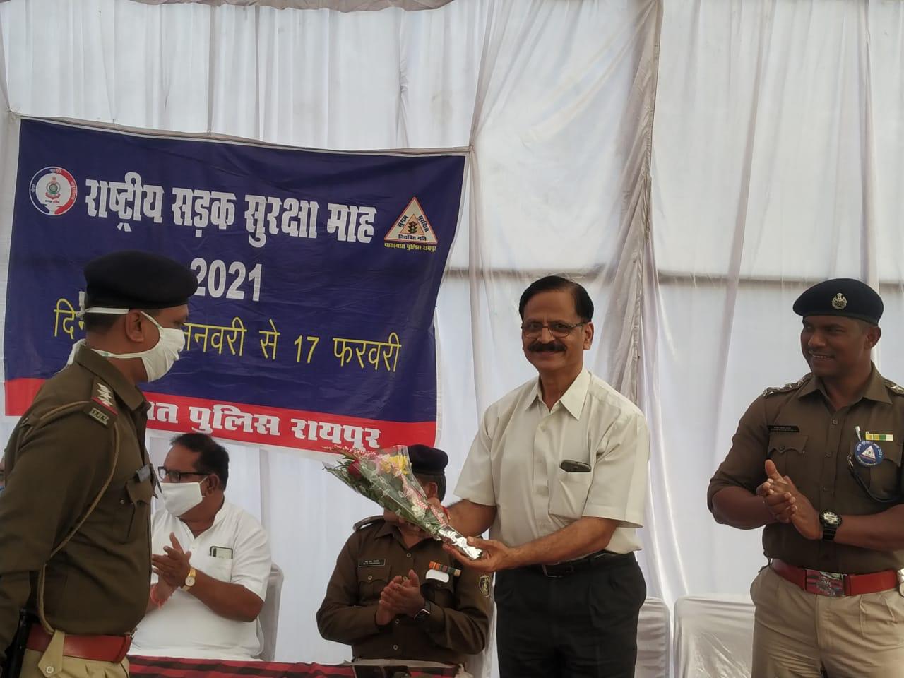 Public awareness program organized in Raipur under Road Safety Month