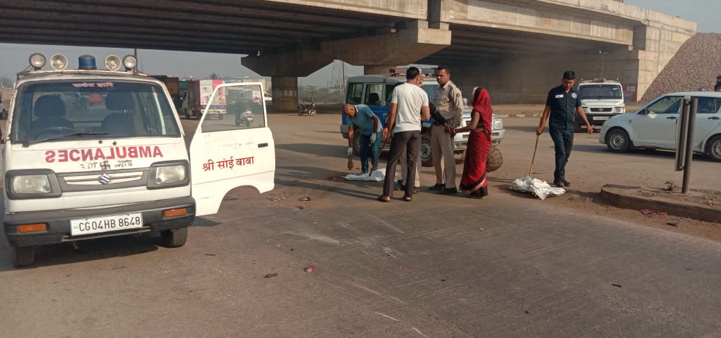 road accident in raipur