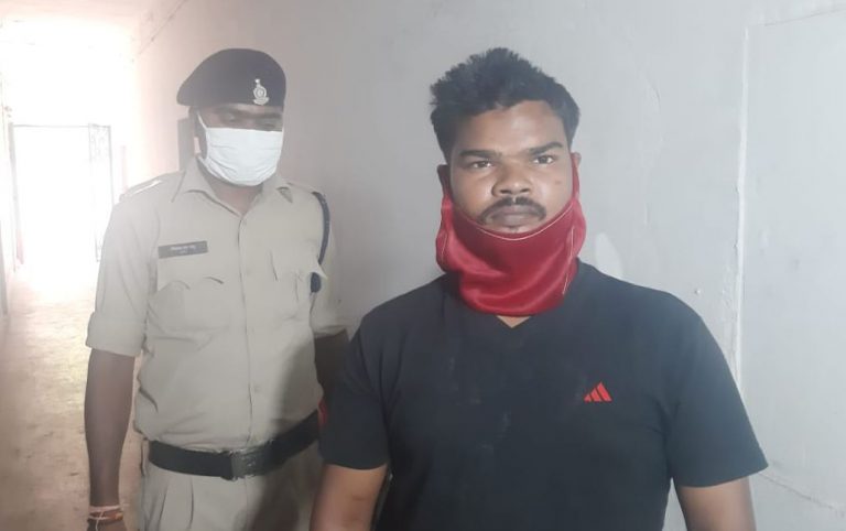 one accused arrested for theft in raipur