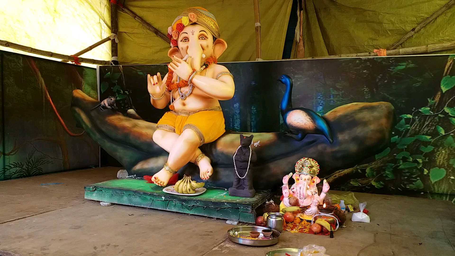 reduction-in-number-of-ganesh-pandals-due-to-corona-infection-in-raipur