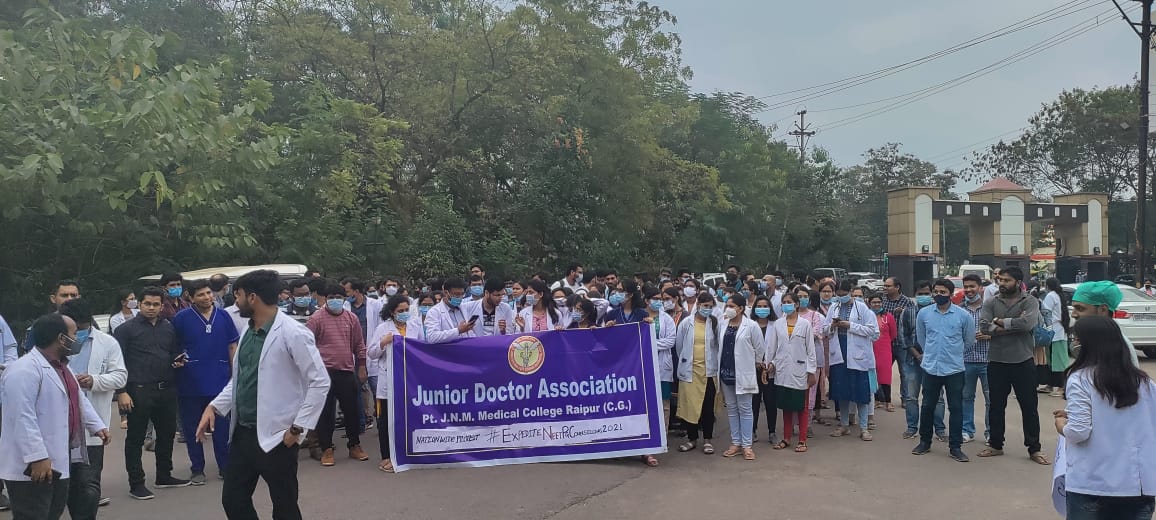 chhattisgarh Junior Doctors Strike update