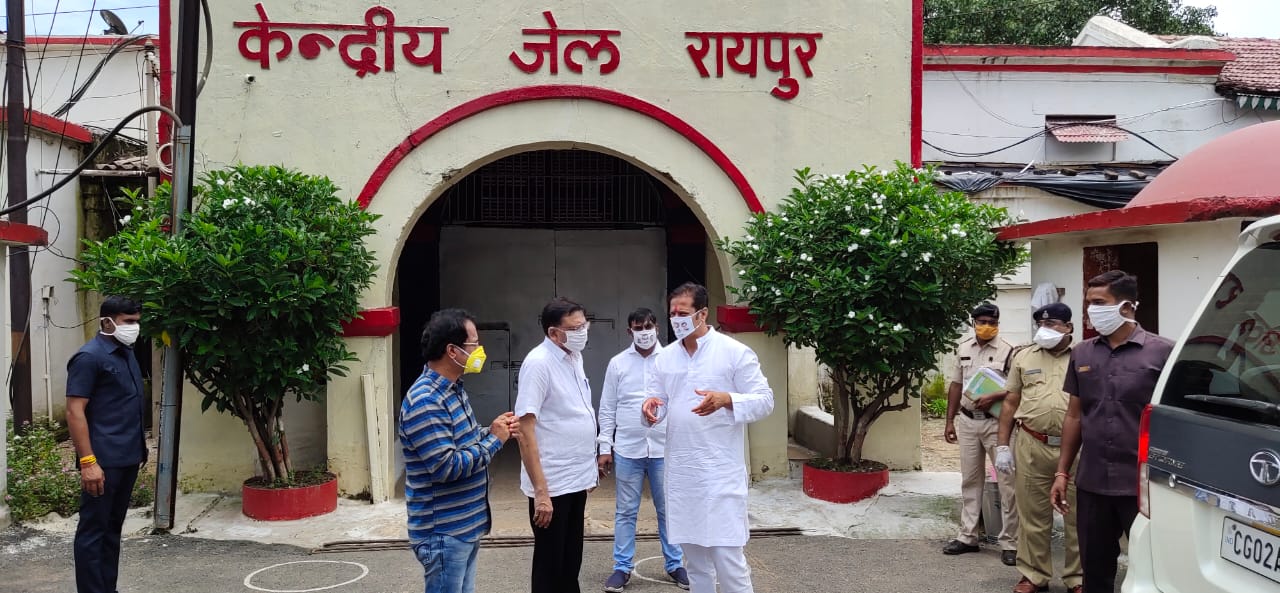 Vikas Upadhyay in Raipur Central Jail