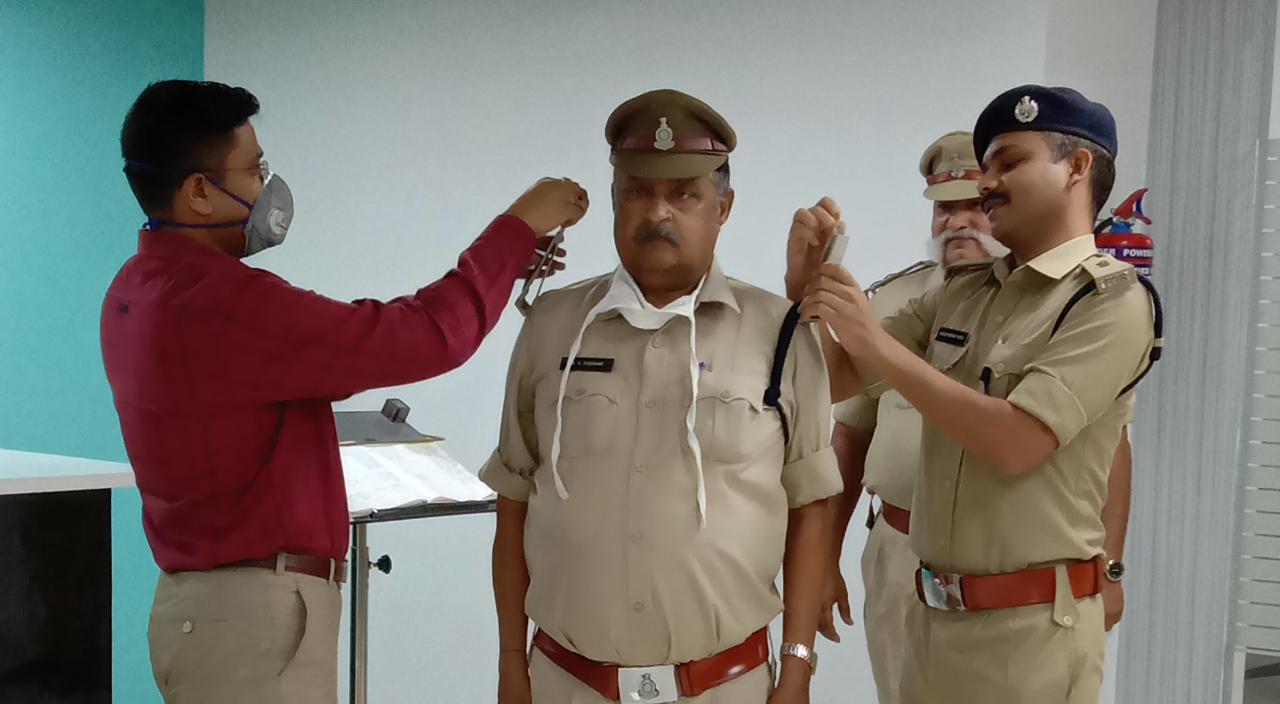 SSP Gives Promotion to Assistant Sub Inspector by Star