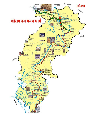 Map of ram van gamaan path