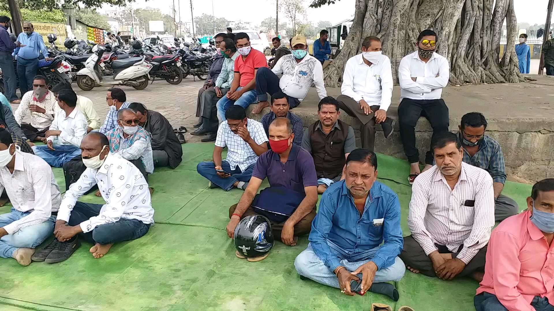 chhattisgarh cooperative society protest