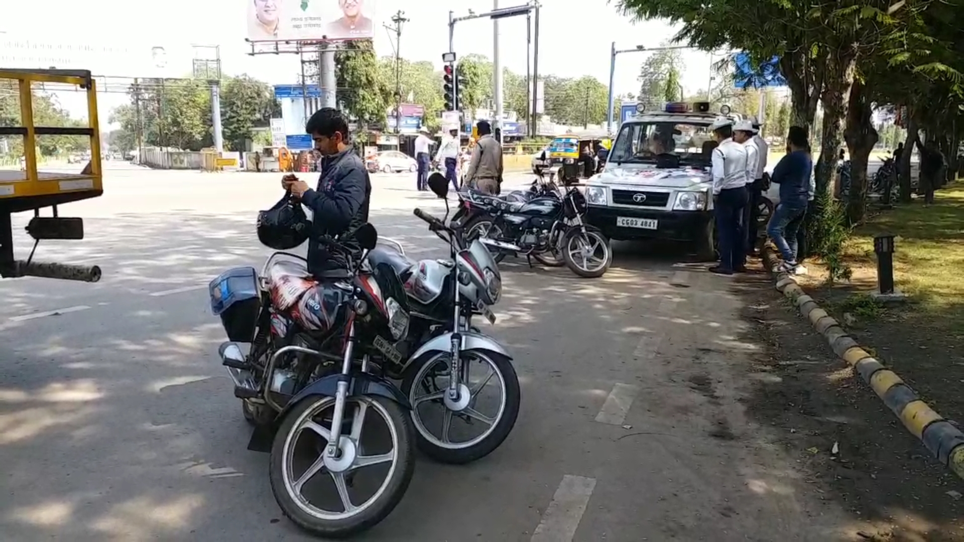 Traffic violators were fined crores of rupees in 3 years in raipur