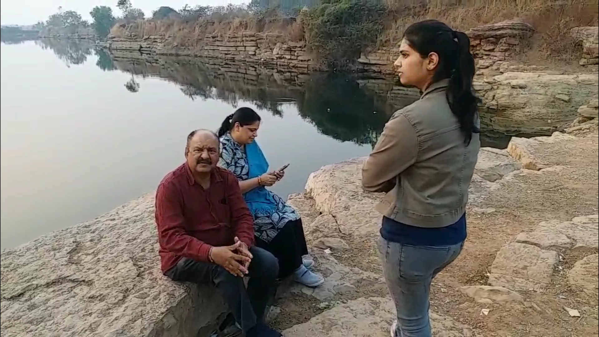 Blue water picnic spot of poses danger to people due to negligence in Raipur