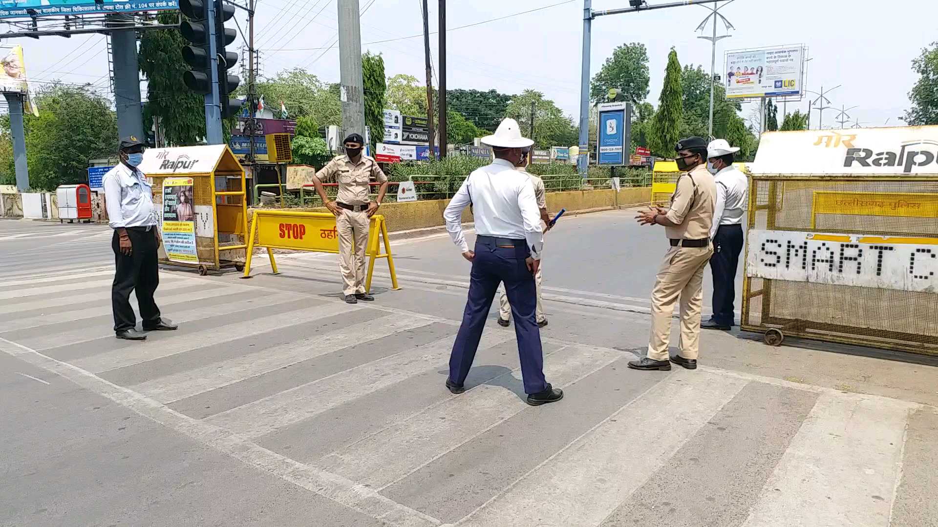 Total Lockdown in Raipur