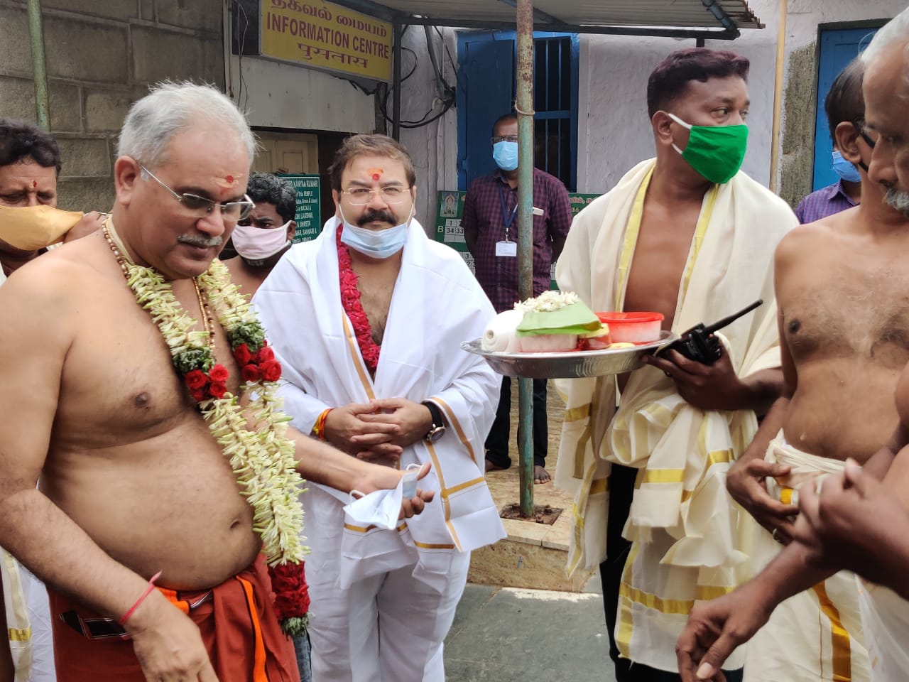 chhattisgarh cm bupesh baghel in kanyakumari temple