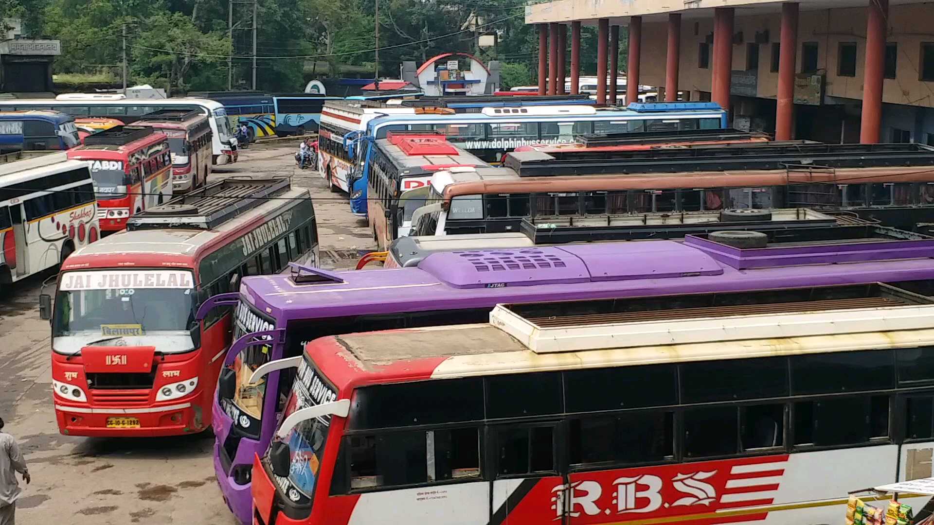 Buses start in chhattisgarh