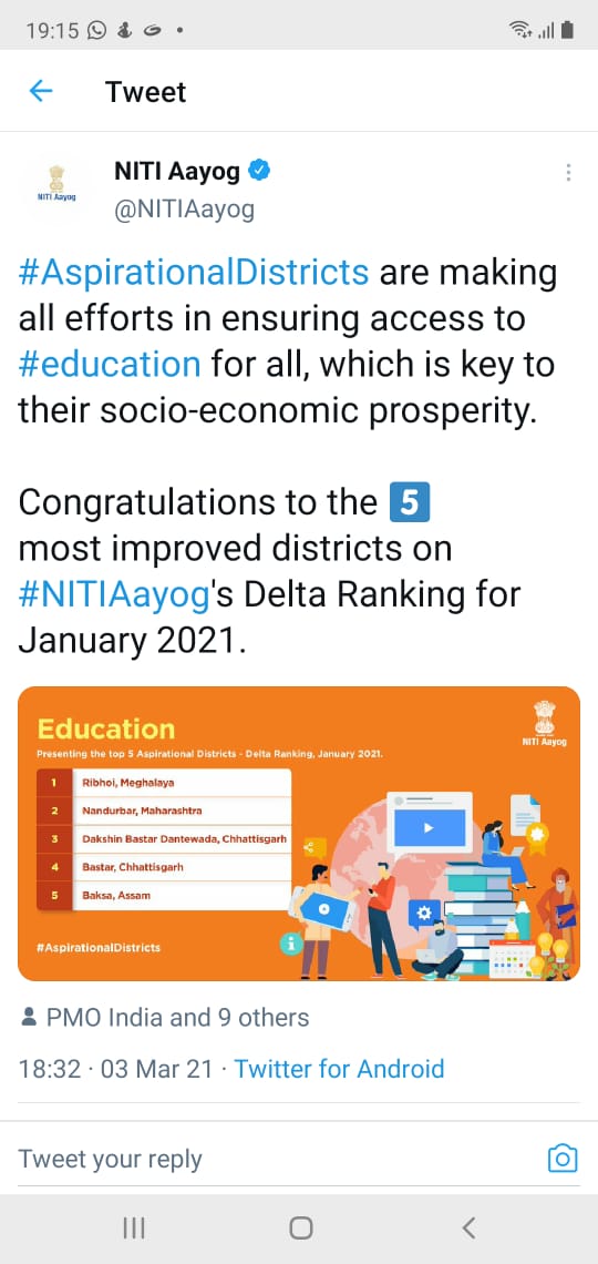 niti aayog delta ranking