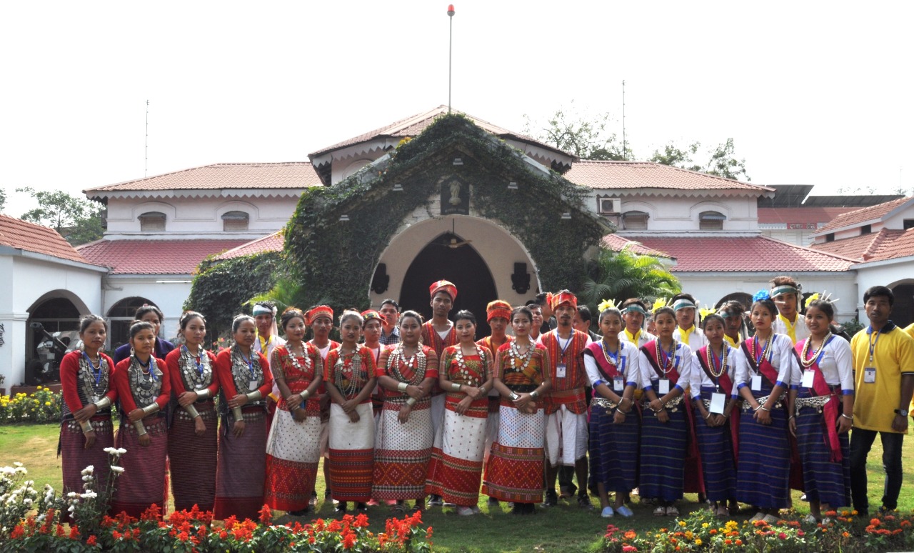 Tripura folk artists visited Raj Bhavan