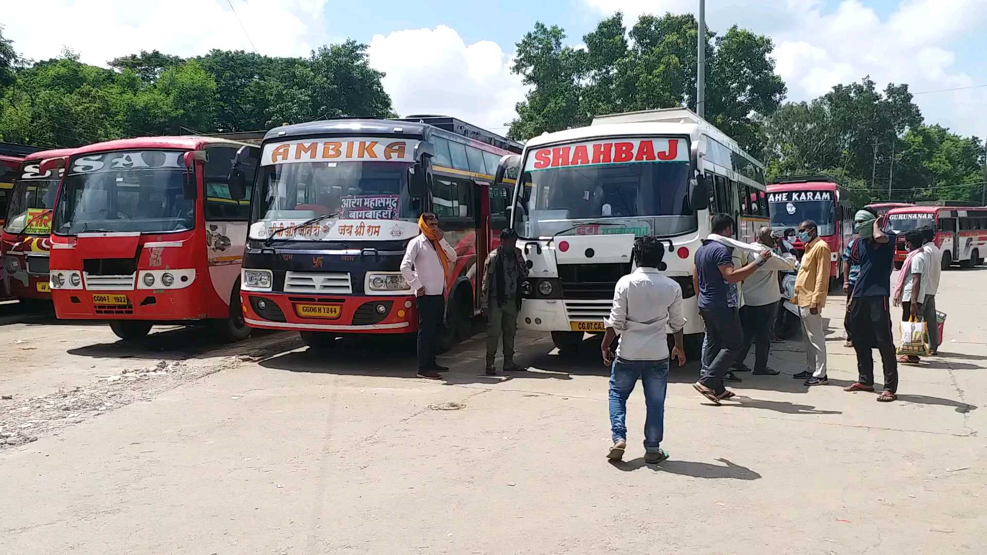 bus stand