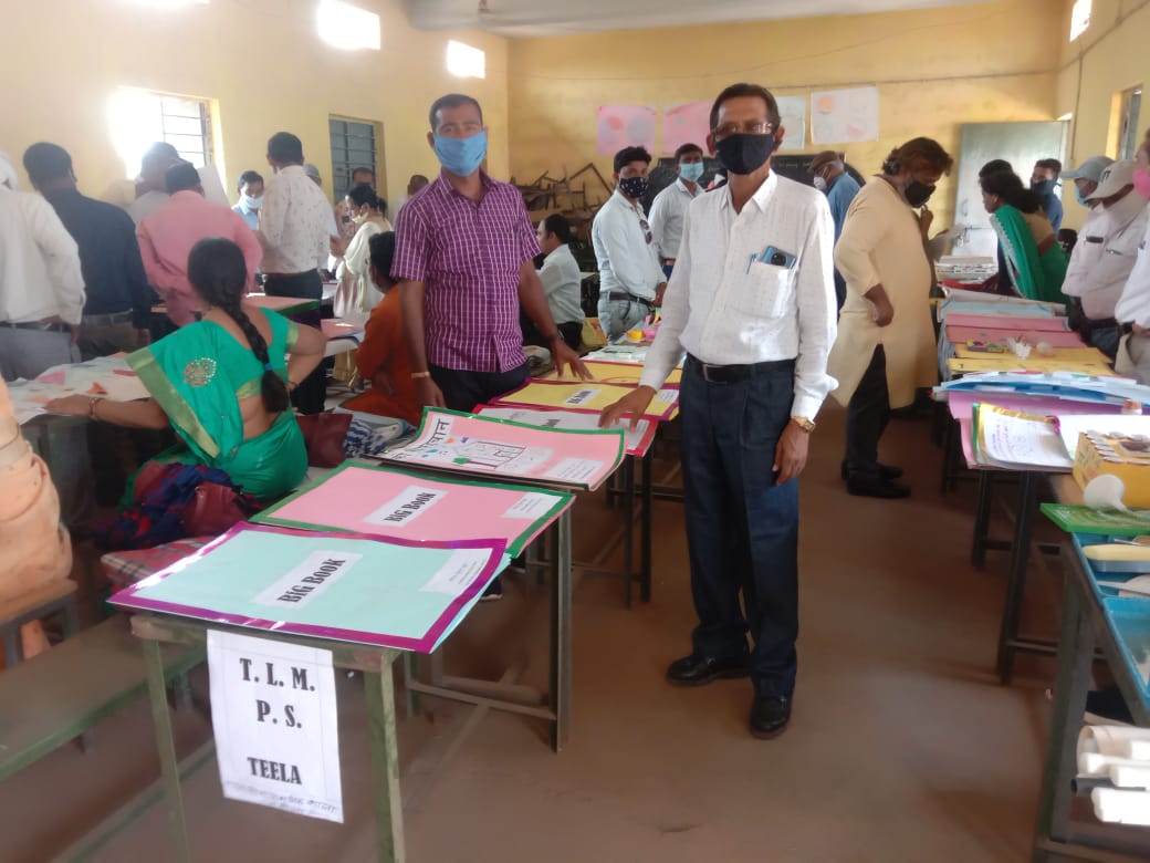 TLM exhibition organized in abhanpur