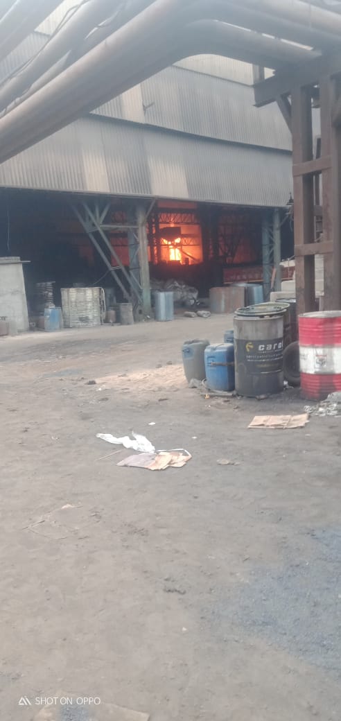 two people injured in Juravar Steel fire in raipur