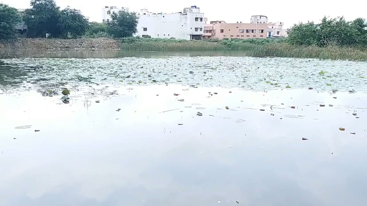 cleaning of avanti vihar pond in raipur