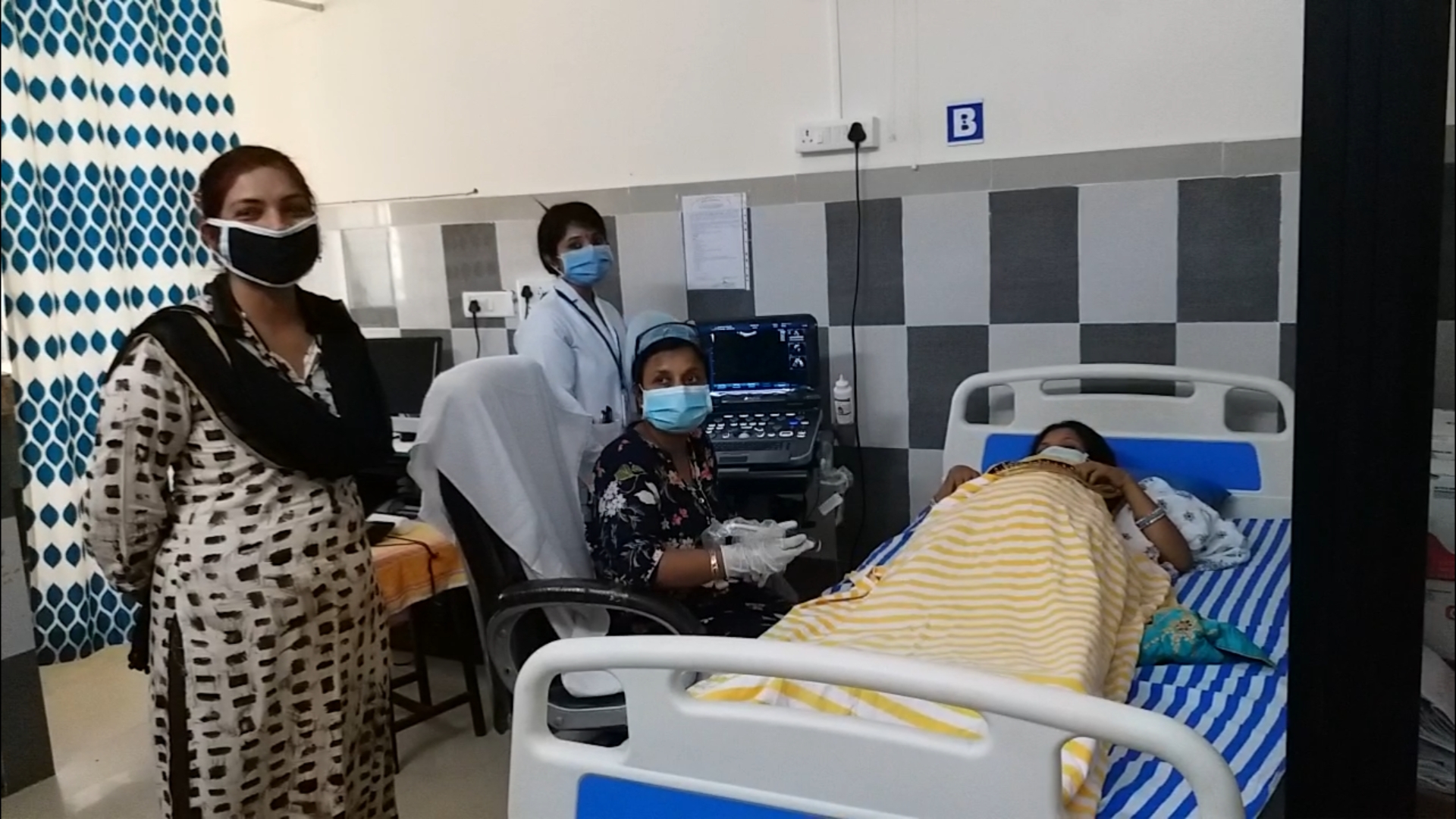 Sonography facility has started in Surajpur District Hospital