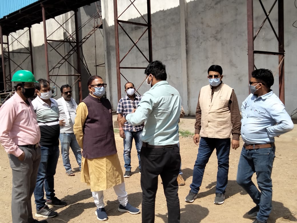 surajpur Kerta sugar factory team visited other factories