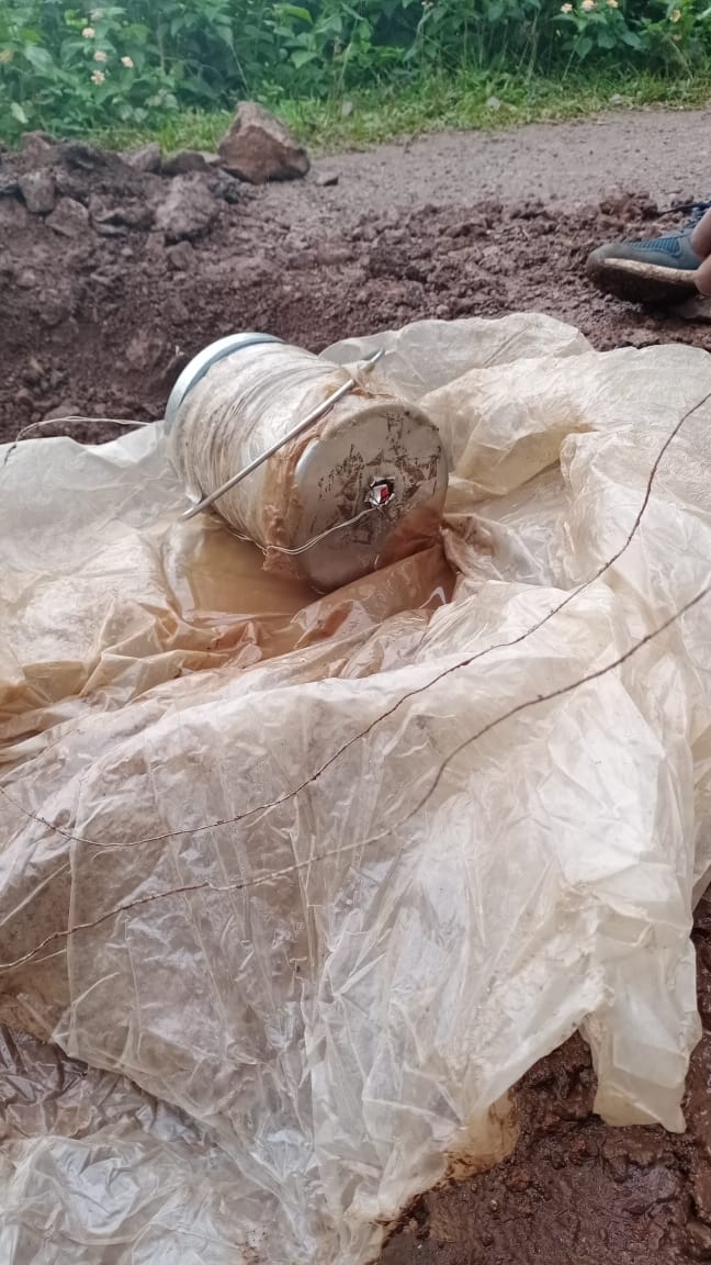 10 kg IED found on the last day of naxal shaheedi saptah in dantewada