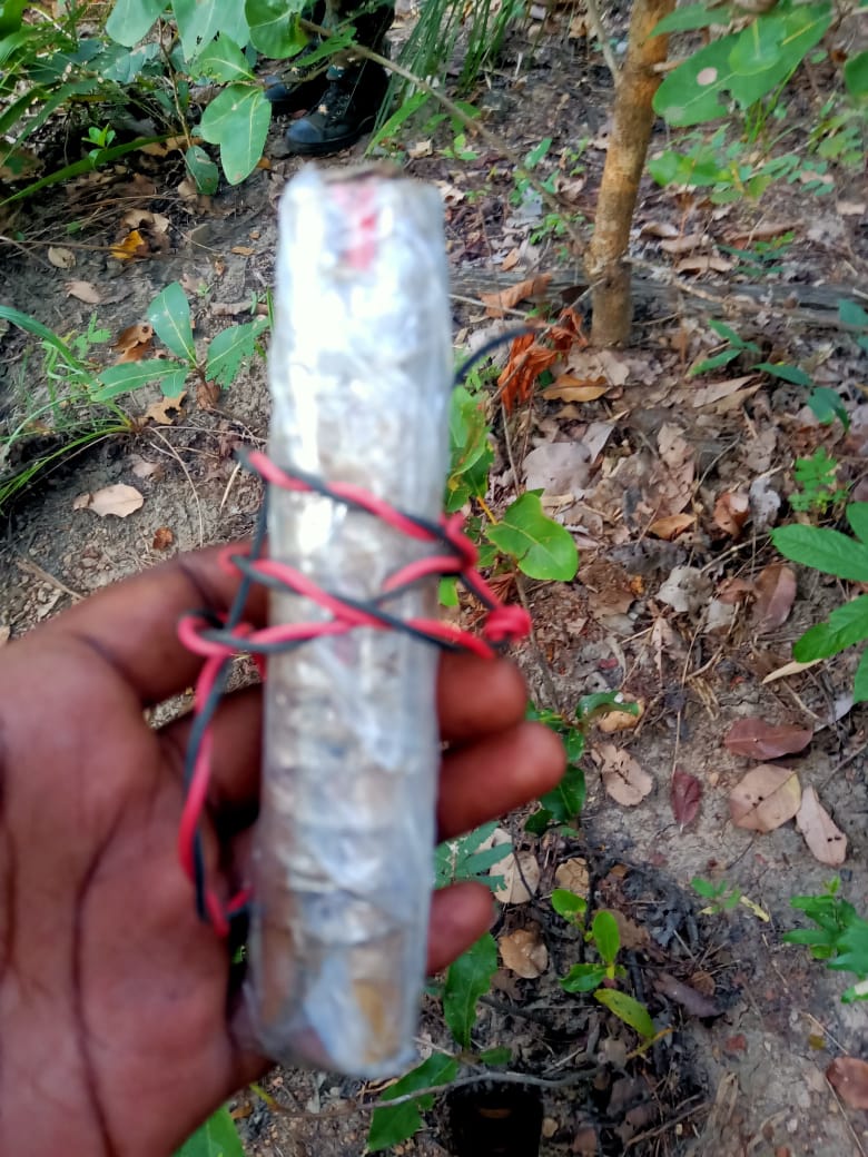 5 kg IED recovered near Konda Savli Camp in Dantewada