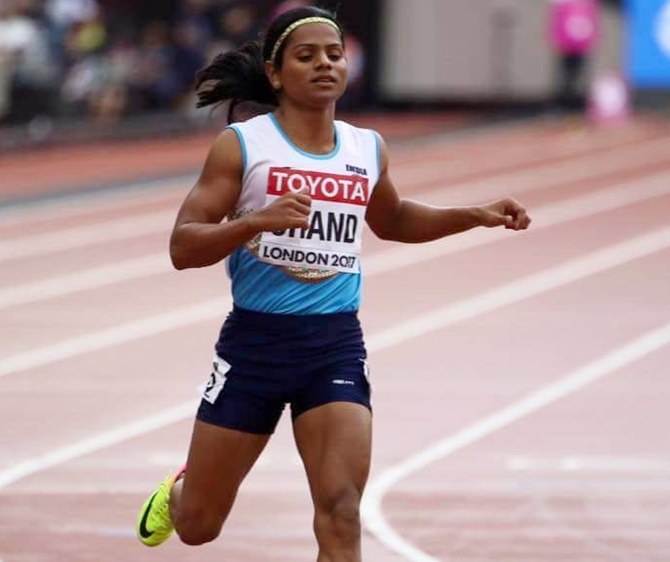 Ace sprinter Dutee Chand