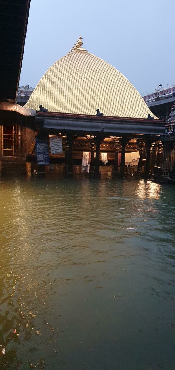 Cyclone Burevi: Chidambaram Natarajar Temple flooded with rainwater as heavy rain lashes Cuddalore