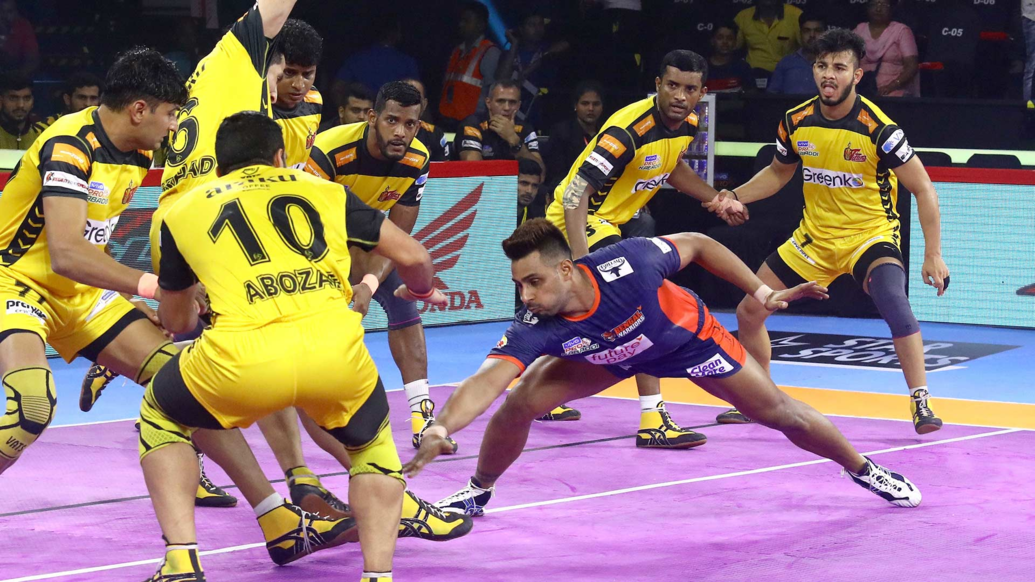 Bengal Warriors, Telugu Titans, play out, fifth draw