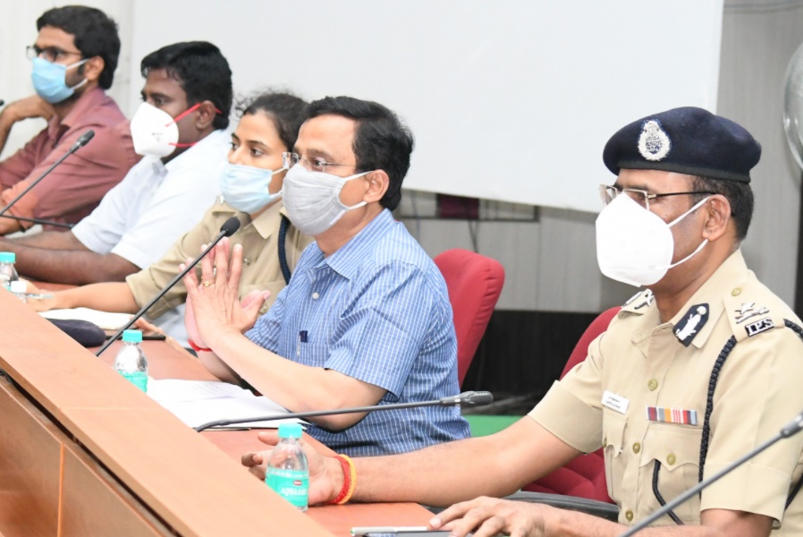 on ganesh chaturthi salem collector raman asked people to offer prayings in their homes