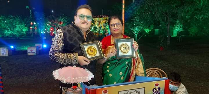 Madan mitra joins didi number 1 show with his wife, babul supriyo Raghab Chatterjee also present there