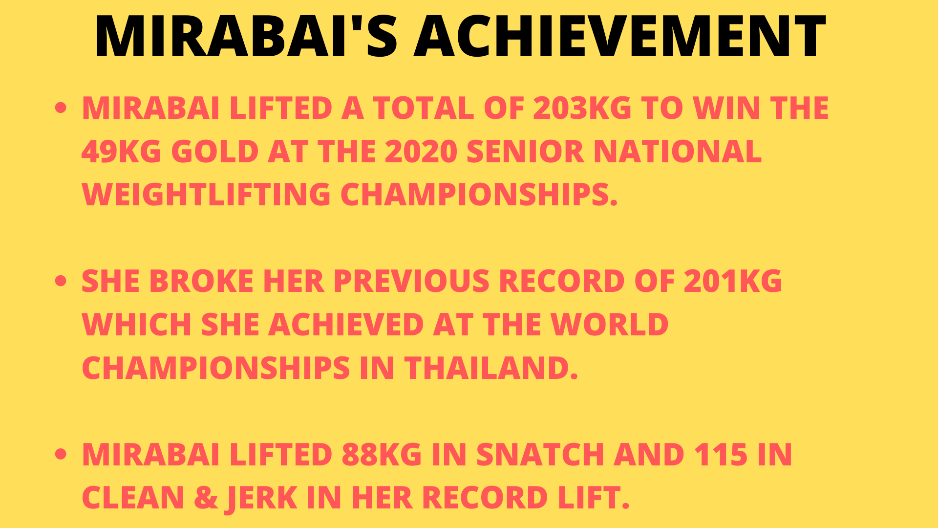 Mirabai's Achievement