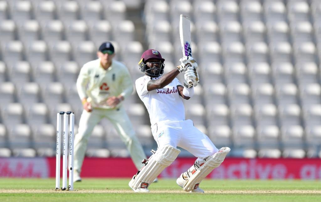 West Indies defeated England by 4 wickets.