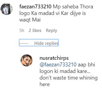 nusrat jahan on social media