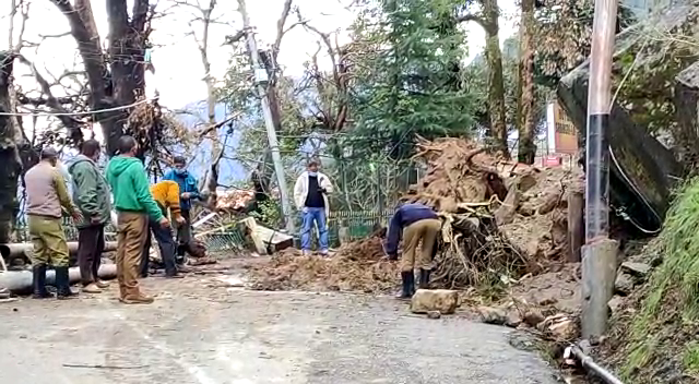 Landslide in Dalhousie