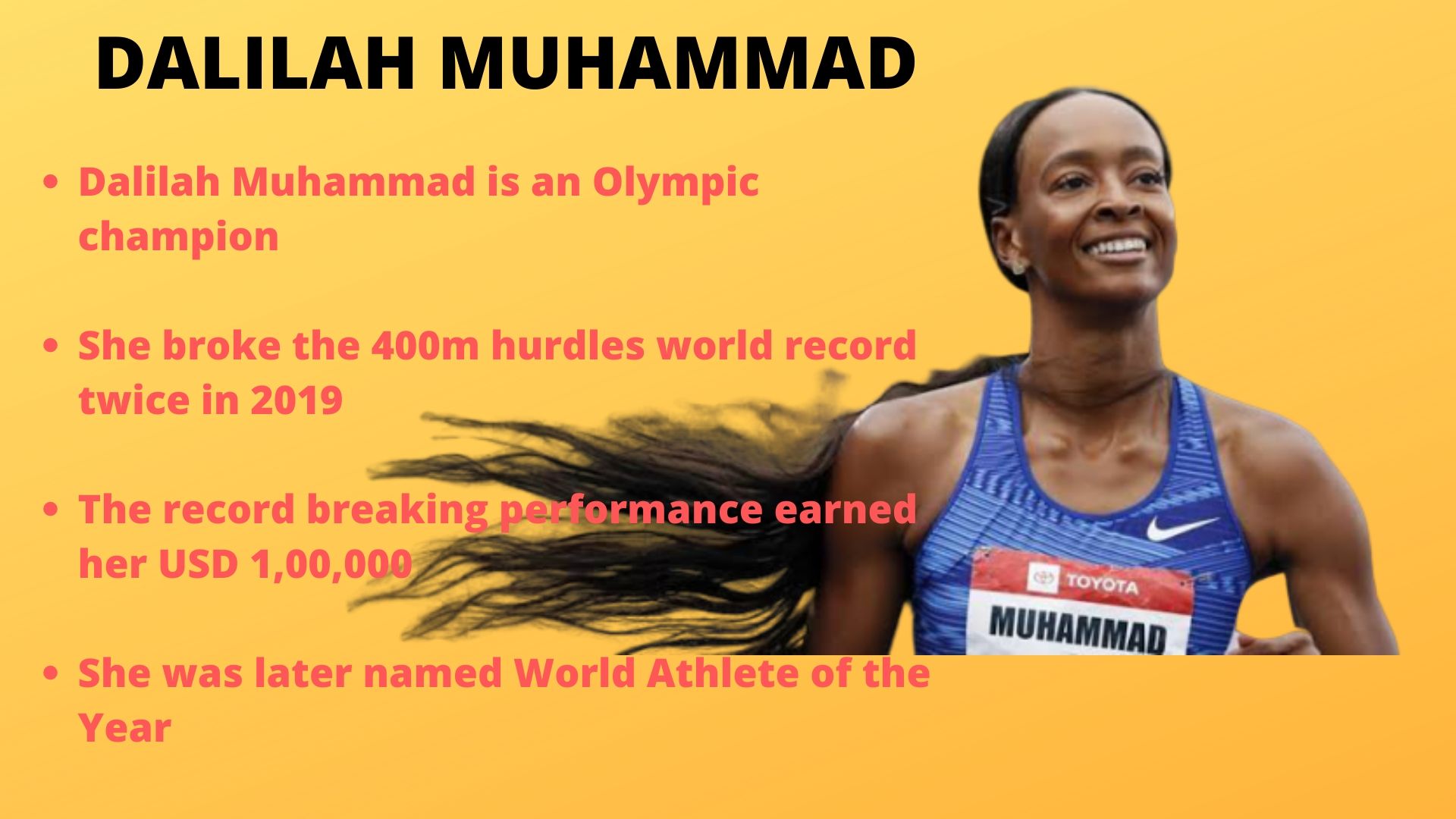 Rise of Dalilah Muhammad