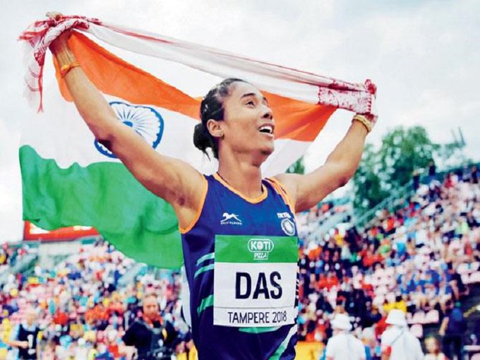 Hima Das won her fifth gold medal on Saturday.