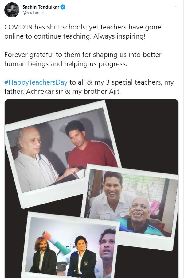 Happy Teacher's Day, Sachin Tendulkar, Virat Kohli, Sushil Kumar